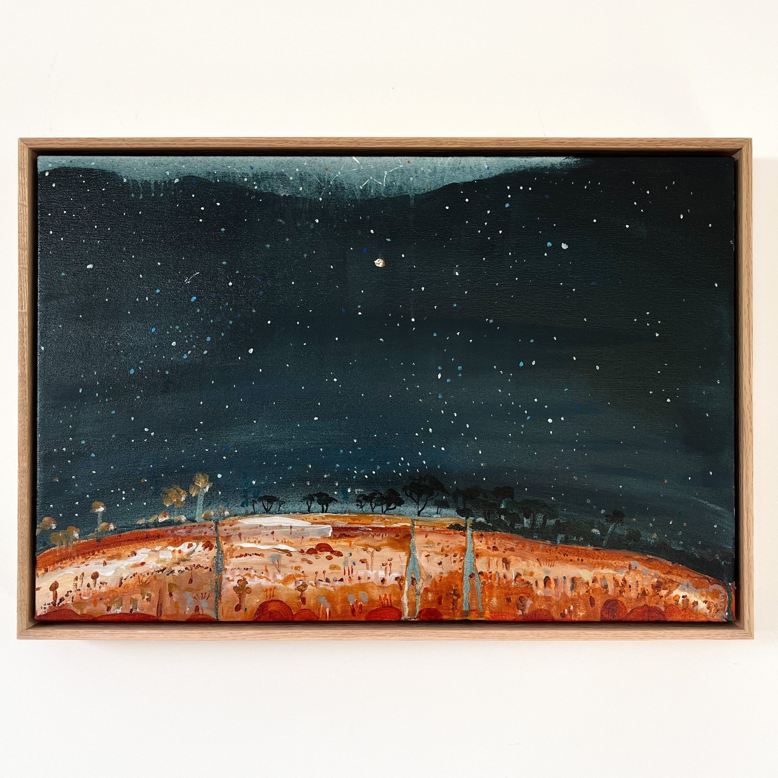 dream a little dream framed night sky artwork